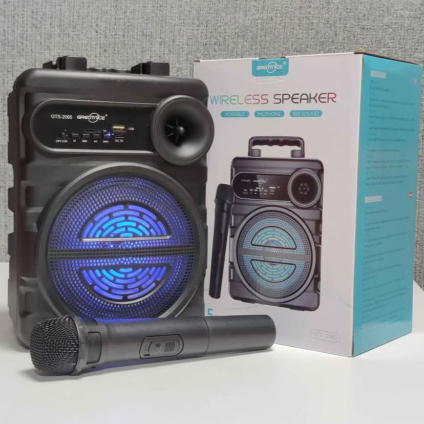 wireless speaker 6.5" (ব্লুটুথ প্লাস মাইক্রোফোন স্পিকার)